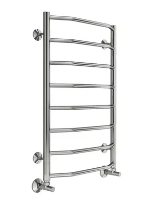 Полотенцесушитель TERMINUS П8 (ШВ:532x800) водяной, нерж.сталь, нижнее подкл., м/о 500 мм