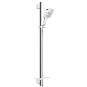Душевой набор Grohe Rainshower SmartActive 130 Cube штанга 900мм, лейка 3 вида струй, хром 26587000