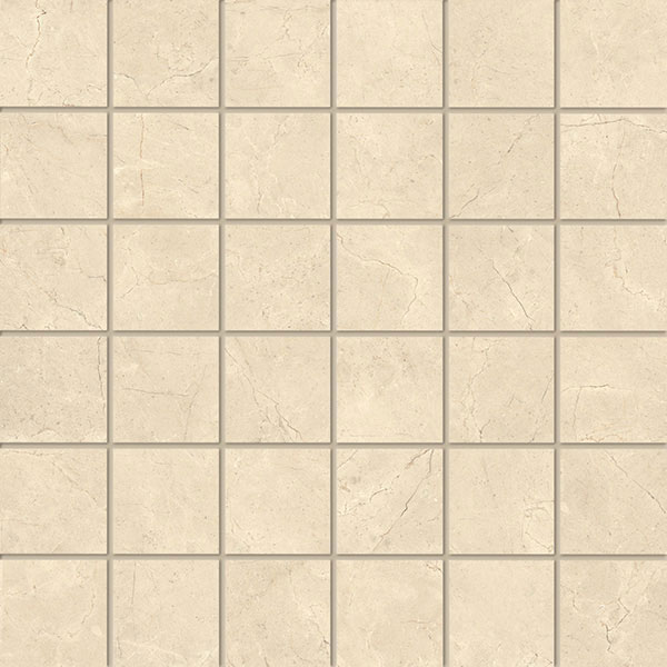ITALGRANITI CALCIS Crema Lappato Mosaico 9mm 30x30 глянцевая