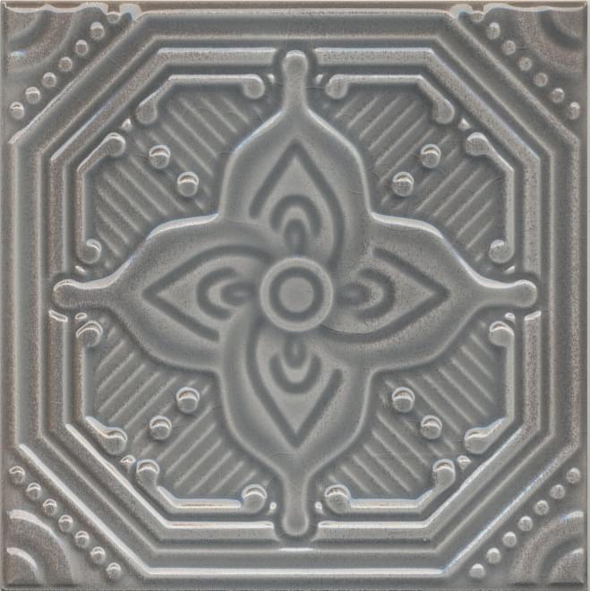 декор Салинас Декор Серый 15x15