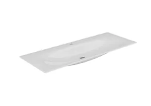 Раковина Keuco 1405х538 накладная на тумбу,1 отверстие под смес., белый 33360311401