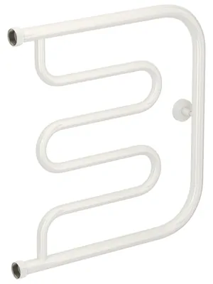 СУНЕРЖА Лира + Полотенцесушитель 500х500 белый, нак. гайка 1"