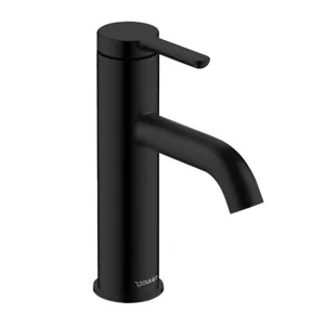 Смеситель Duravit для раковины однозахватный без дон.клапана, излив 113мм, черный C11020002046
