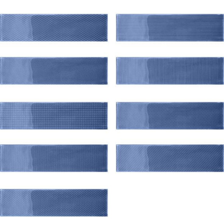 WOW Gradient 109326 Decor Indigo Gloss 7,5x30 глянцевая