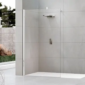 Душевое ограждение Novellini H 1400х2000 кронштейн, прозрачное/белый KUADH140-1U