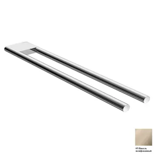 Полотенцедержатель Keuco Edition400 450 мм,настенный,двойной,неповоротный,никель шлиф. 11518050000