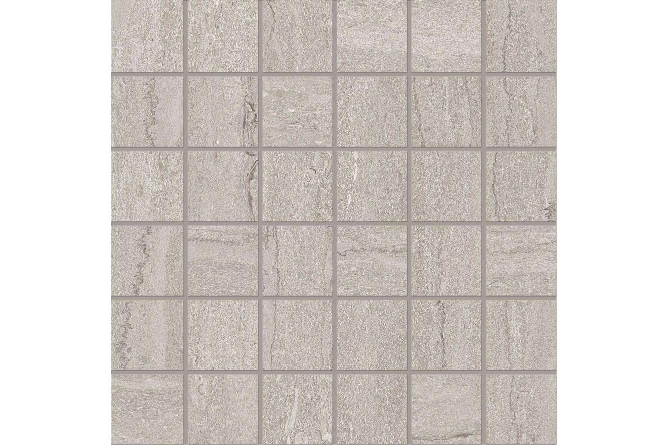 фон Portland Stone Mosaico 5X5 Vein Cut Ash Naturale 30x30