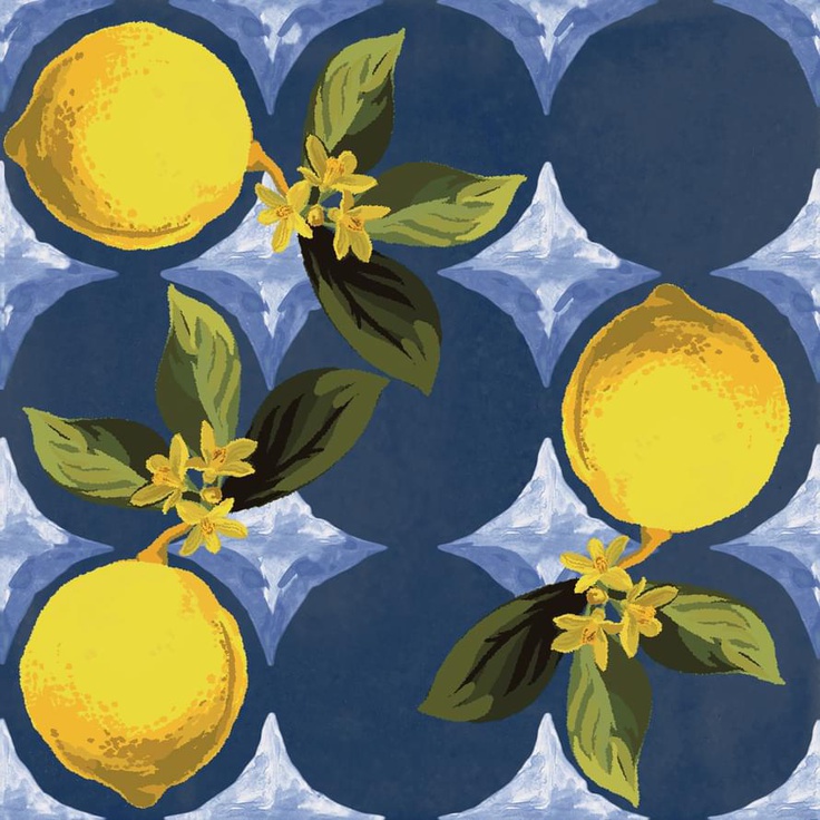 Sant Agostino Vita CSAGBLLU20 Giardino Blu Luc 20x20 глянцевая