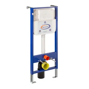 Инсталляция для унитаза AQUANIKA 113х45х12 кнопка R-type белая, крепеж, шум. 10.702.450.02.05W