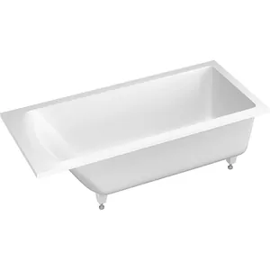 Ванна встраиваемая Salini 1706х751х600 иск. камень, S-Sense, цвет: белый глянец 104313G