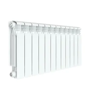 Радиатор алюминиевый Rifar VENTIL VL 350 нижнее левое подключение, 12 секций, 80мм, 1644 Вт