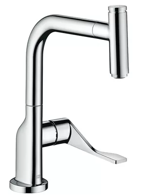 Смеситель Axor Select 39861000 для кухни, с выдвижным изливом, хром