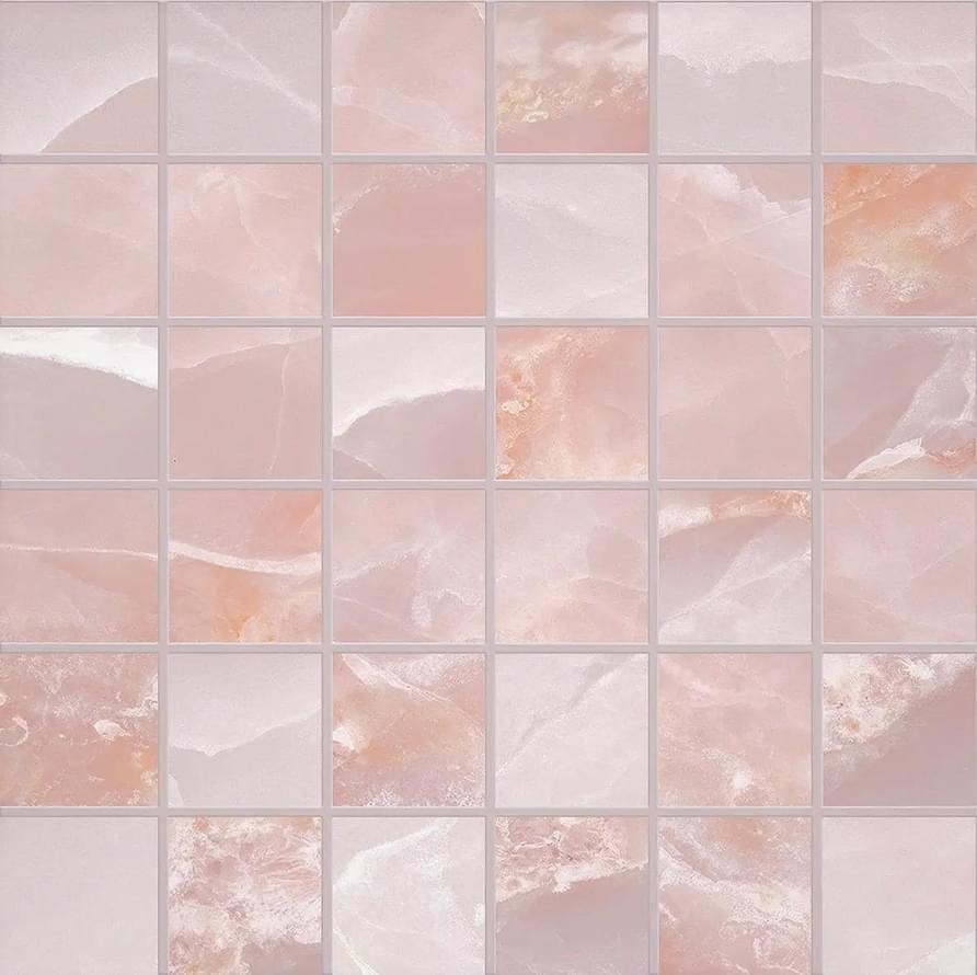 мозаика Tele Di Marmo Onyx Mosaico 5x5 Pink Lappato 30x30