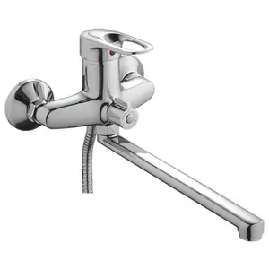 Смеситель Ledeme Н28 настенный, для ванны и душа, с душевой лейкой, хром L2228-В