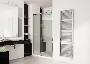 Полотенцесушитель IRSAP -HEATER H (1462x580) 400Вт с электротермостатом, хром