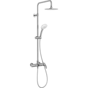Душевая система Jacob Delafon однозахватный смеситель, верхний и ручной душ, хром E97825RU-4-CP