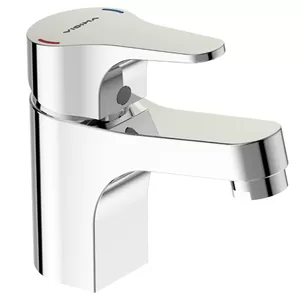 Смеситель для раковины VIDIMA Next однорычажный, низкий излив 79мм, цвет: хром BA366AA