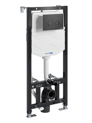 Инсталляция для унитаза WasserKRAFT с клавишей смыва, цвет: черный матовый 10TLT.010.ME.MB01
