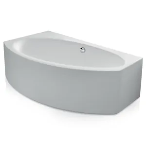 Ванна акриловая Gruppo Treesse 175 V2751sx 1750х1000х570 WhiVe, угловая, левая, белый матовый