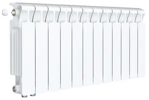 Радиатор биметаллический Rifar Ventil MVL 350 нижнее левое подкл, 12 секций, 50мм, 1656 Вт