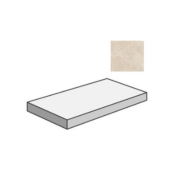 Sant Agostino Unionstone 2 CSAGDORB12 Gradone Angolare Dx Orietal Beige 33x120 матовая