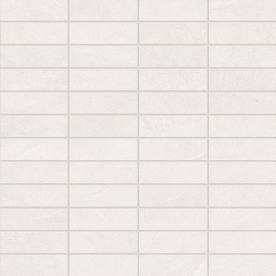 мозаика Cornerstone Mosaico Plurima Slate White Slim 30x30