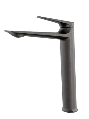 Смеситель CEZARES -LC-GM-W0 для раковины, однозахватный, фиксир.излив,оружейная сталь