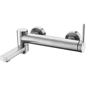 Смеситель для ванны/душа BelBagno ETN-VASM-IN однозахватный, поворотный излив, цвет: сатин мат