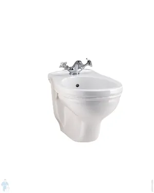 Биде подвесное Devon&Devon IBBID1FSRO с одним отверстием под смеситель, цвет: белый