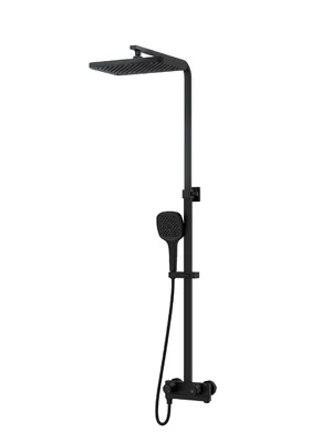 Смеситель IDDIS Push Control, верхний/ручной душ, 3 режима, черный матовый SLIBLBTi06