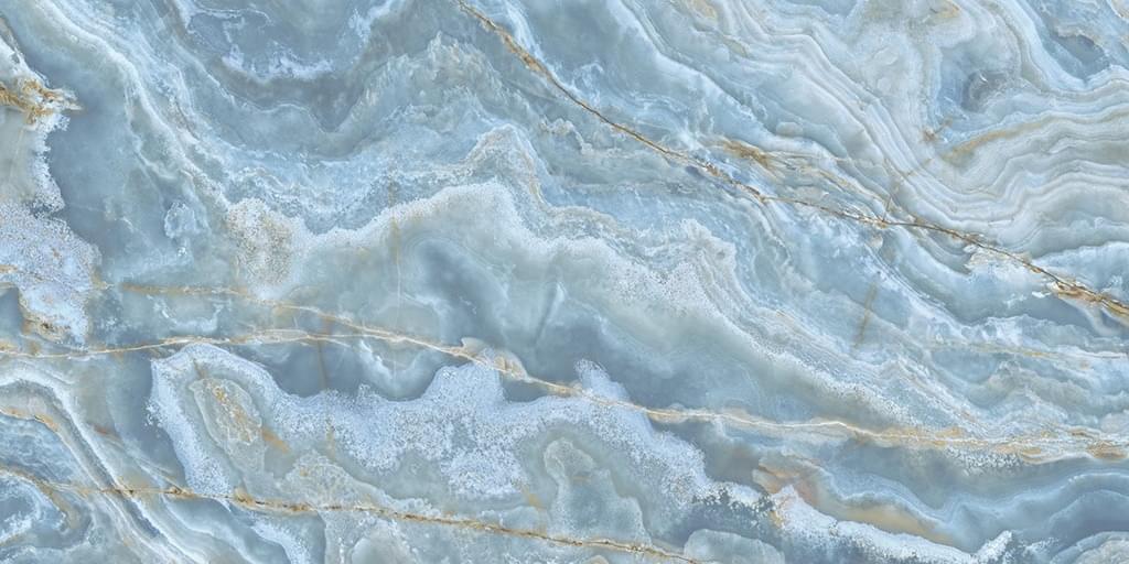 Onice Iride Cobalto Lapp/Rett 80X160 полированная