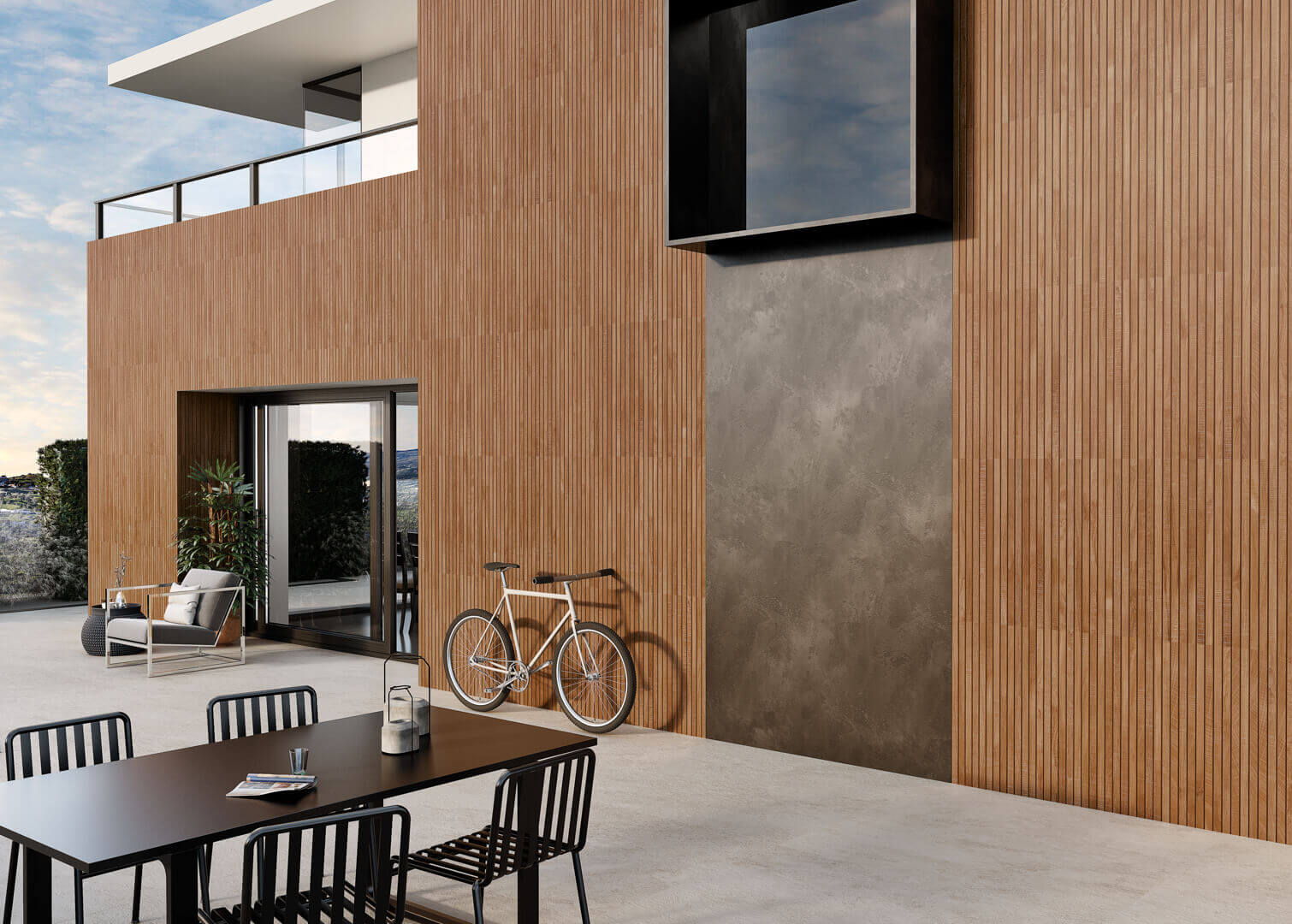 фон Ibero Artwood Ribbon Nut MATT 120x60 матовая