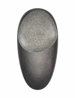 Смеситель Gessi 52001.722+52002.544 для умывальника, черный металл/речной камень