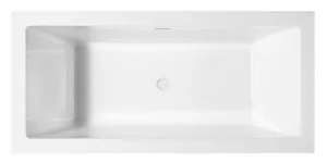 Ванна акриловая Abber (1700х800) отдельностоящая, слив-перелив, белая AB9339-1.7