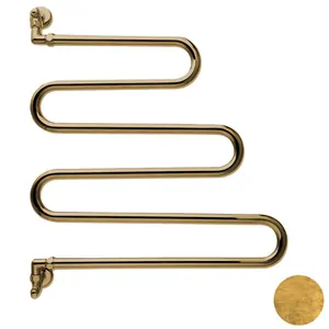 Полотенцесушитель водяной Margaroli Vento 405-6 (705х600) бронза, 405OB