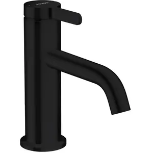 Смеситель Axor 48001670 для раковины 70, с рычаговой рукояткой, с незап.сливом, матовый черный