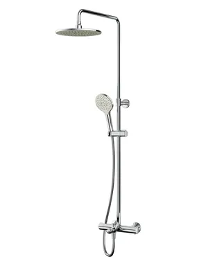 Душевая система AM.PM F0780564 смеситель-термостат, верхний душ 250мм, ручной душ