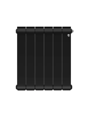 Радиатор биметаллический 6 секций ROYAL THERMO ВШГ:591х480х100 1032 Вт Noir Sable
