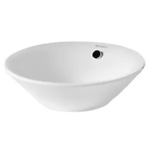 Раковина DURAVIT 530х170 покр.WG, б/площадки под смеситель, перелив, крепление 04085300001