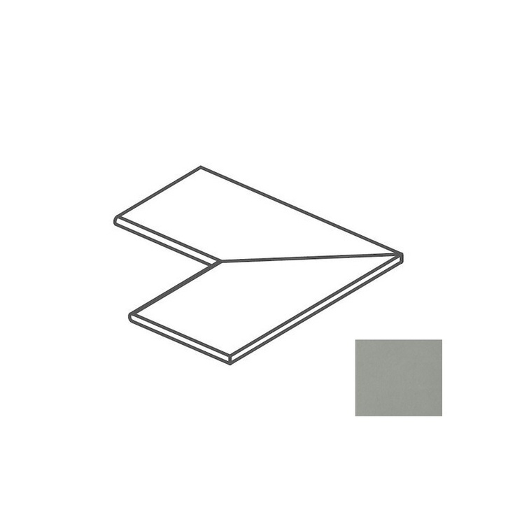 Impronta italgraniti Nuances NU02AI5S Angolare Interno Costa Lucida Grigio 30x120 глянцевая