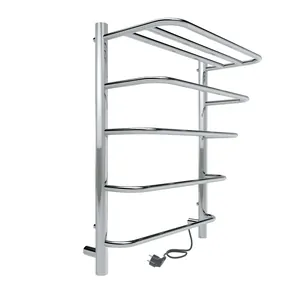 Полотенцесушитель Indigo с/п 600х500 (таймер,скр.монт) полиров, LHE60-50R