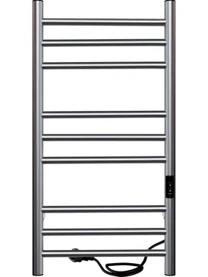 Полотенцесушитель Indigo 800х400 (таймер, скрыт.монт, унив.подкл) Graphite Metallic