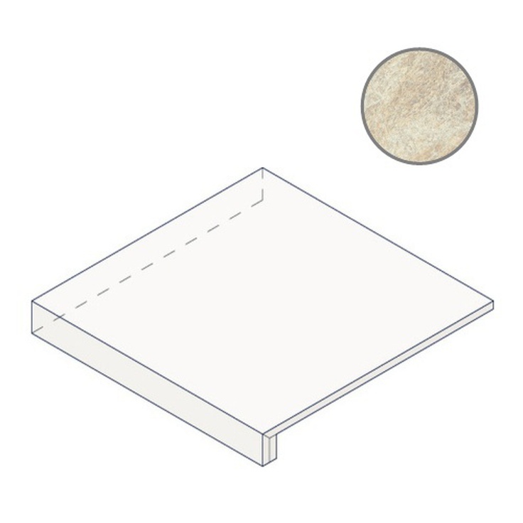 Atlas Concorde Russia Empire 620070002088 Tajmahal Scalino Angolare Sx 33x120 матовая