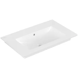 Раковина Villeroy & Boch 4104 8J R1 (800х500) без отверствия, перелив, ceramicplus