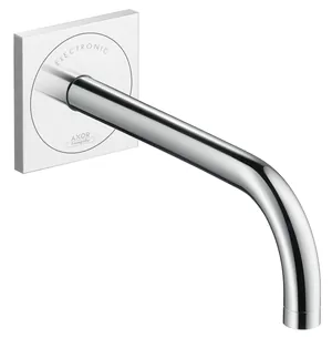 Смеситель Axor 38119000 для умывальника электронный настенный, излив 165 мм, хром