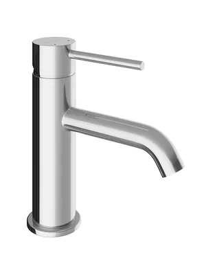 Смеситель для раковины Aqueduto CAN0200 однозахватный, низкий излив 77мм, цвет: хром