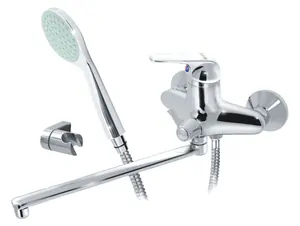 Смеситель для ванны VARION Armaturen 7024 91 3 однозахватный, поворотный излив 330мм