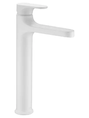 Смеситель Boheme 452-MW для раковины, на 1 отверстие, однозахватный, белый мат