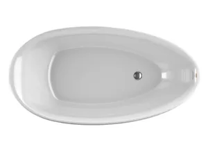 Ванна акриловая JACUZZI 1850х950х635 отдельностоящая, слив-перелив, белый глянец 9443814A