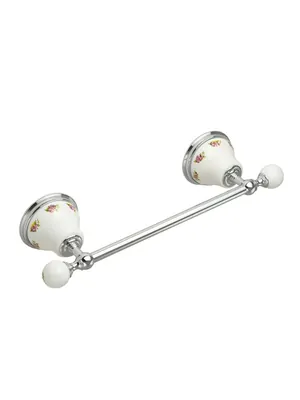 Migliore Полотенцедержатель 30 см керамика с декором, хром ML.PRO-60.541.CR